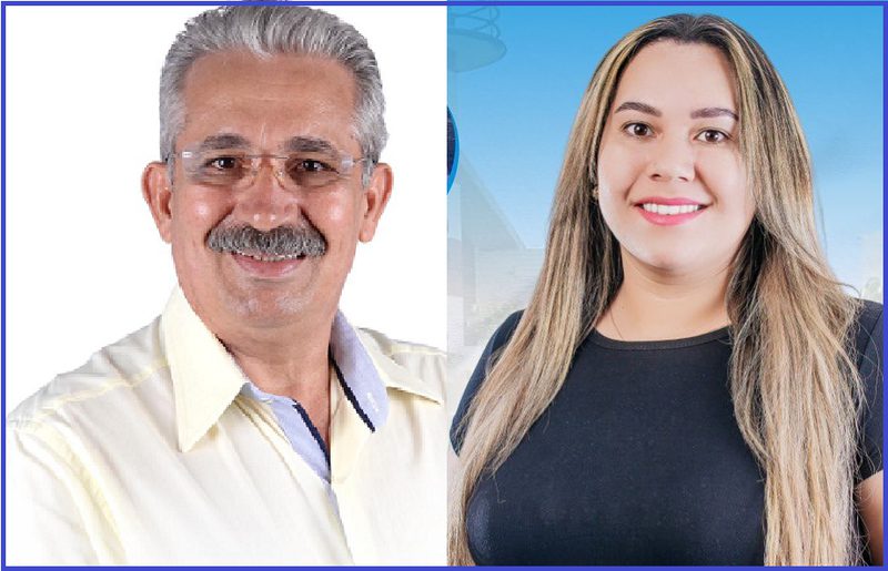 João dos Plásticos e Ana Thamires