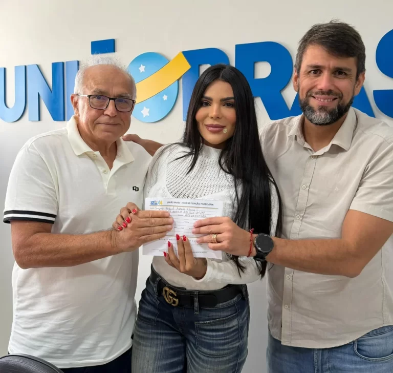 União Brasil reforça quadro político com a filiação de Ingrid Andrade.